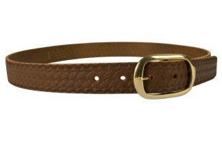 Ladies Retro Vintage Look Leather Belt - Belt Designs