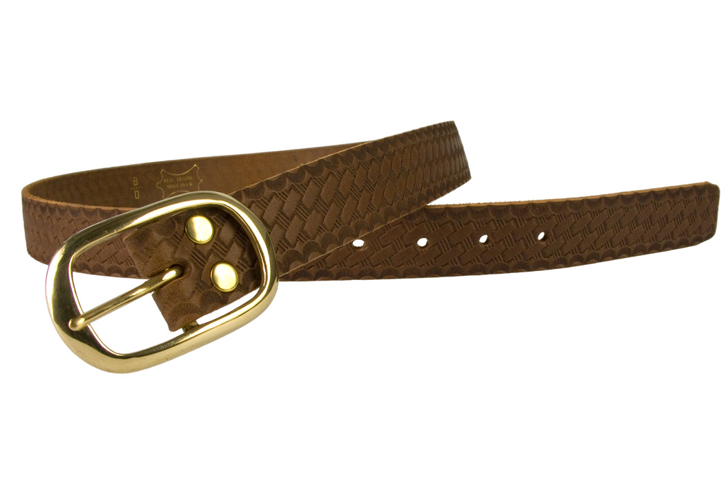 Ladies Retro Vintage Look Leather Belt - Belt Designs