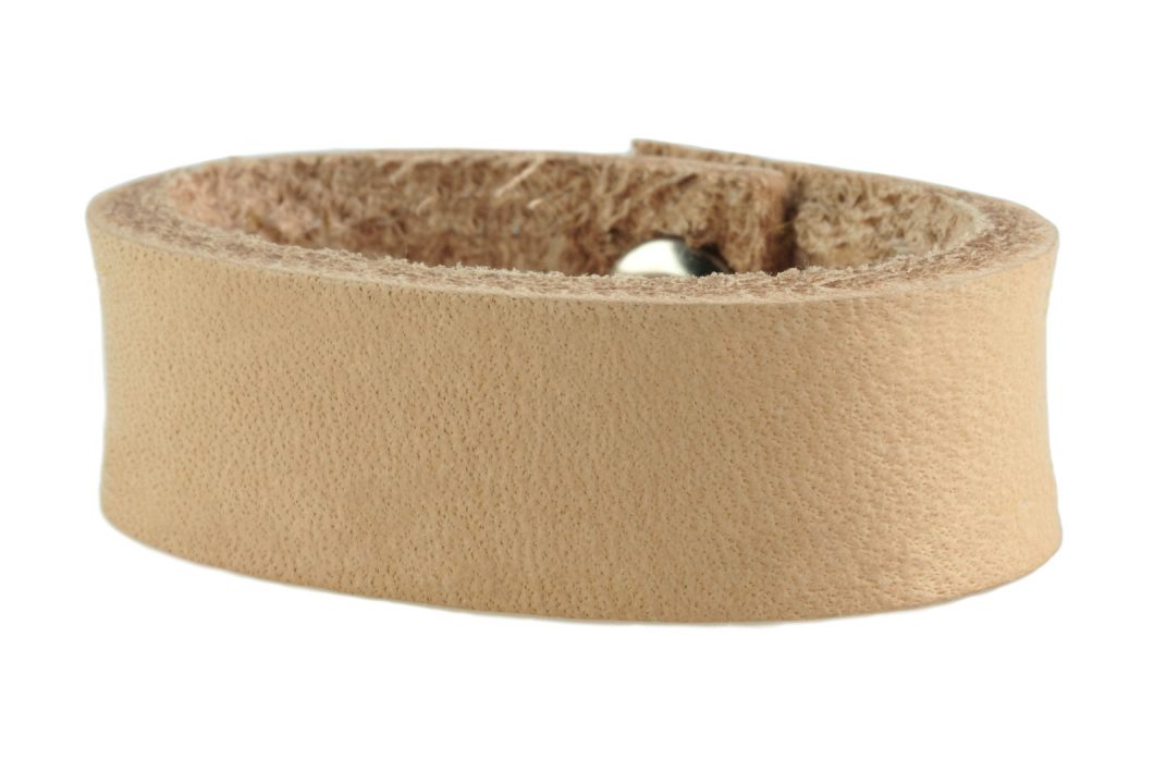 Natural Leather Belt Loop. Full Grain Vegetable Tanned Leather. Made In UK.